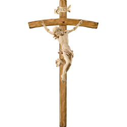 Cristo Barroco en cruz arqueada